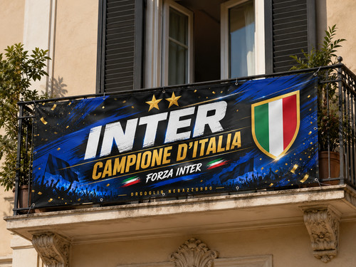 Striscione inter celebrativo - striscione,