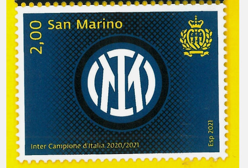 Francobollo inter campione - francobollo,