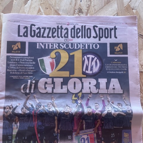 Gazzetta dello sport maggio - 4,