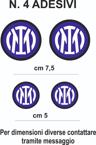 Adesivi inter calcio serie a - adesivi,